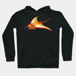 Stingray in Pixel Form Hoodie